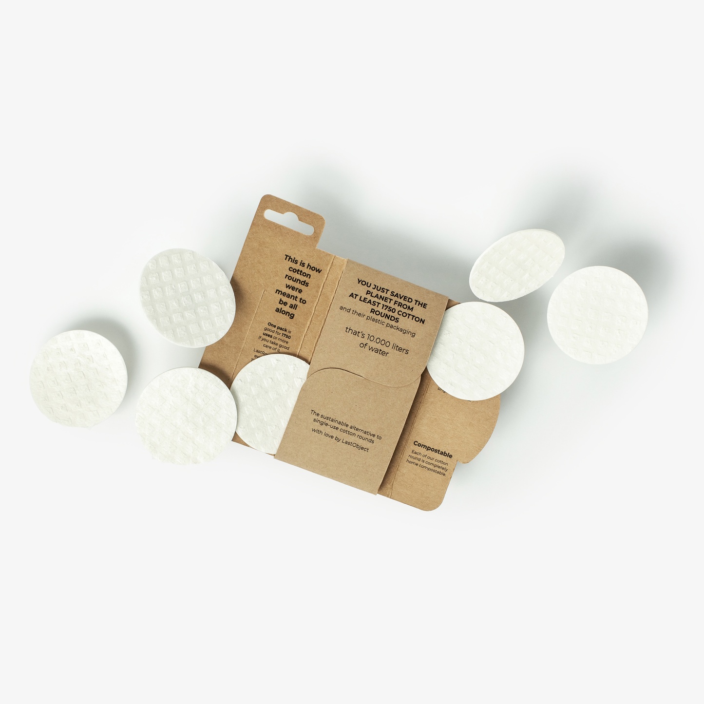 LastRound Refill - Sustainable Reusable Cotton Rounds for Facial Cleaning